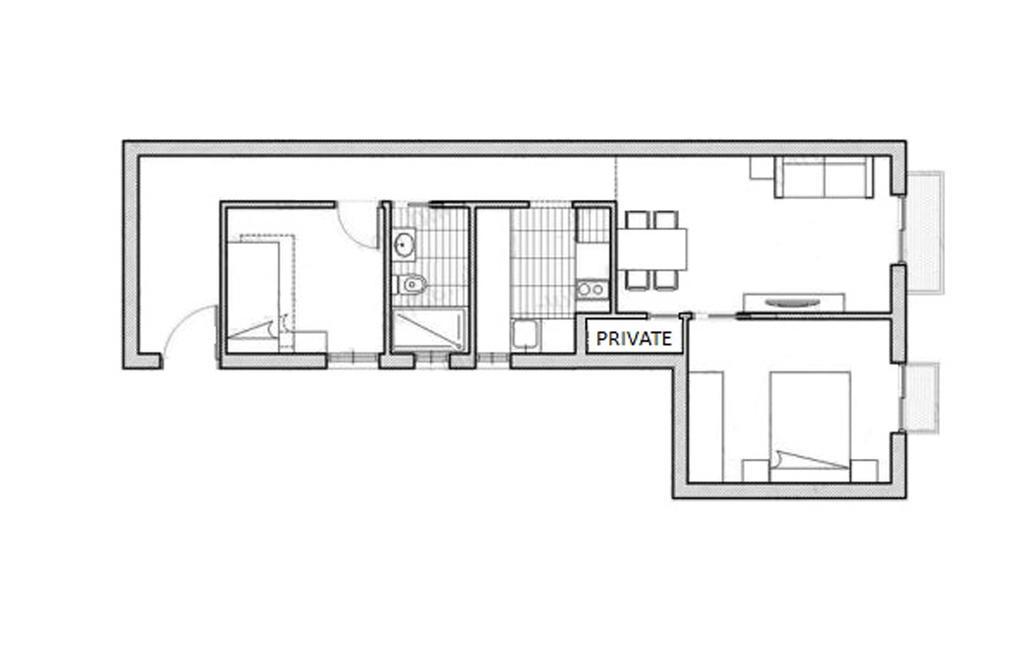 Barcelona Centric Apartment Camera foto